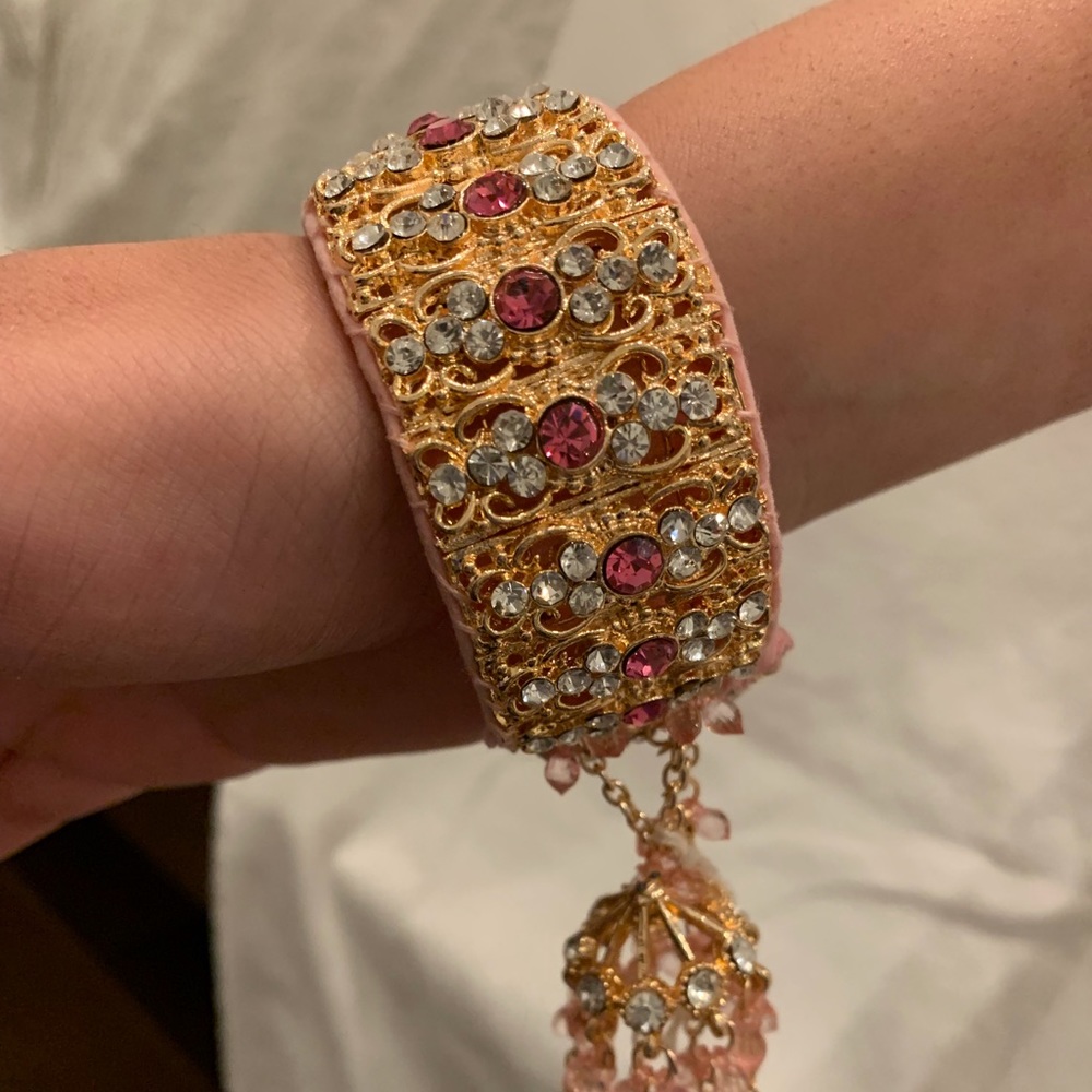 Two Indian handmade Custome jewelry, worn as bracelet/anklet